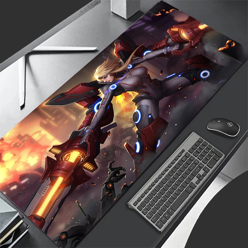 

Miss Fortune Morgana Nidalee League Of Legends Mouse Pad Gaming Gamer Keyboard Mousepad Anime Desk Mat Pc Accessories Pads Mats