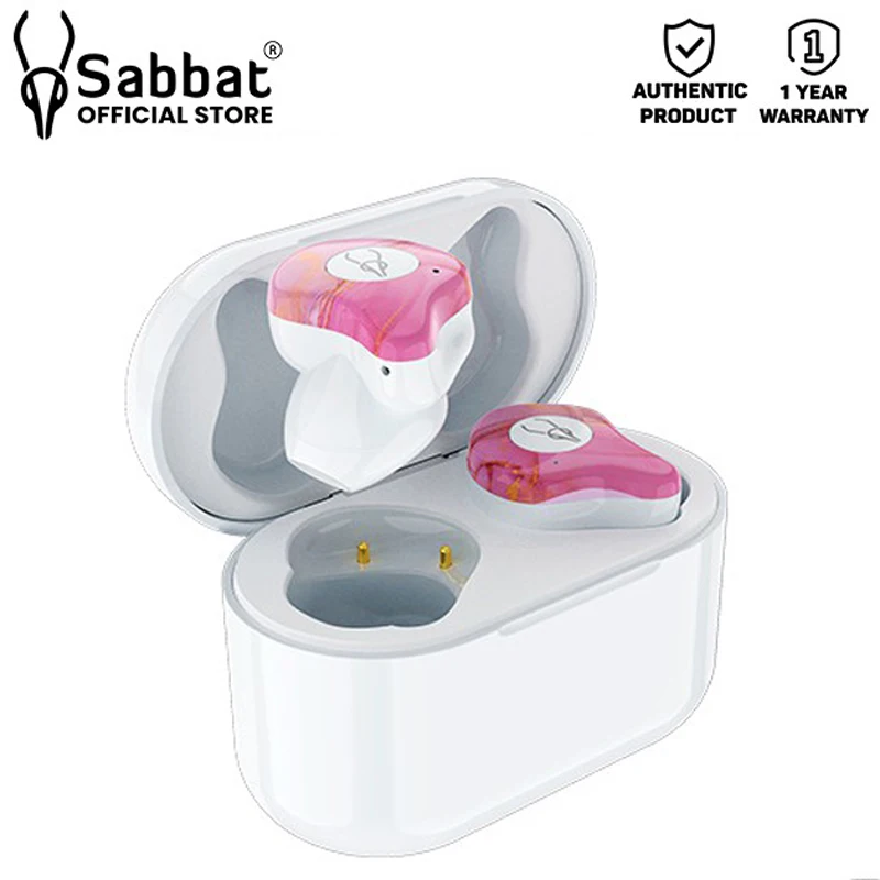 Беспроводные наушники Sabbat X12 Ultra Marble Series, Bluetooth 5,2 TWS Hifi наушники с бесплатным чехлом