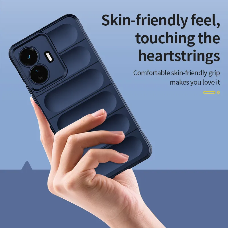 For Vivo Y77 Cover For Vivo Y77 5G Case Shockproof Rubber Soft Silicone Bumper For Vivo Y77 Global Fundas 6.58 inch