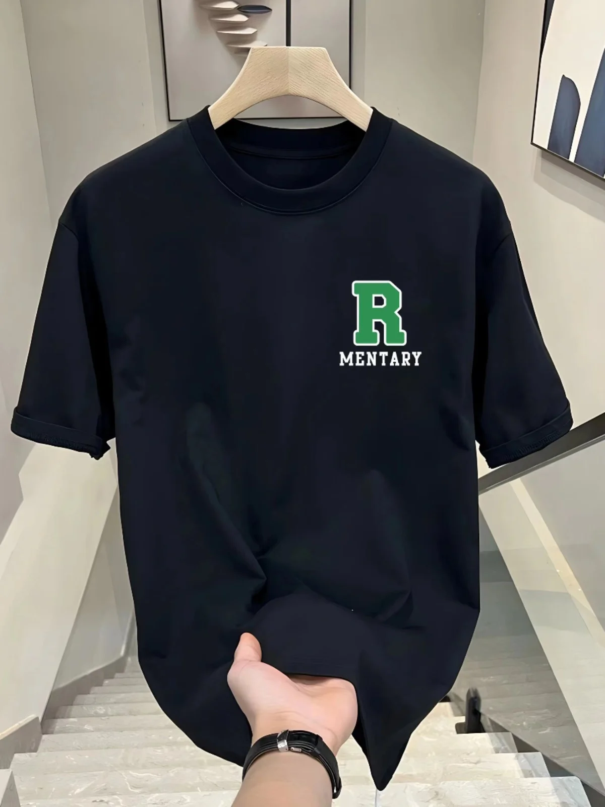 Американский модный бренд забавная футболка с короткими рукавами и буквенным