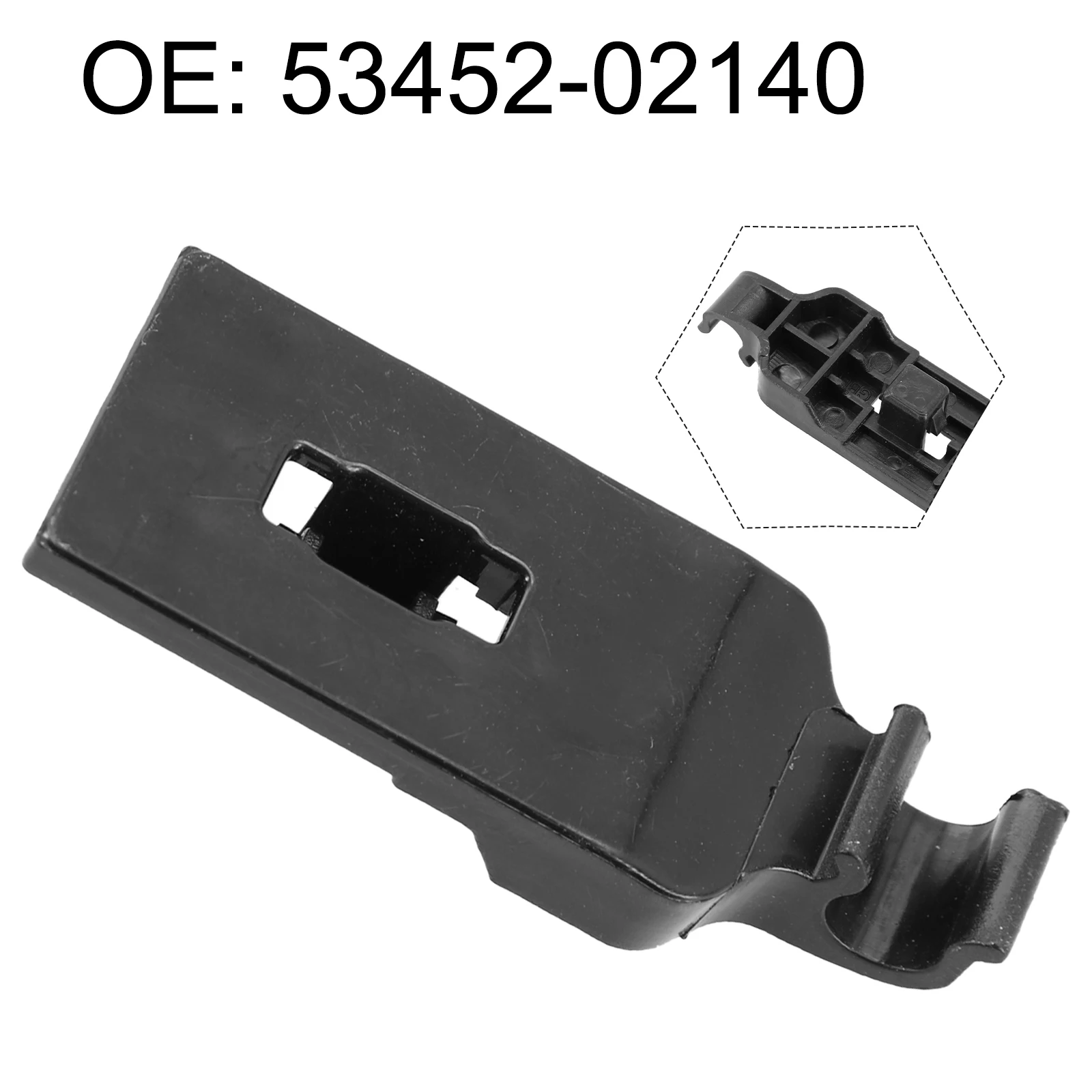 

Car Rod Clamp Clip Hood Plastic Prop Hood Prop Rod Plastic Replacement 53452-02140 Car Accessories Interiors Brand New