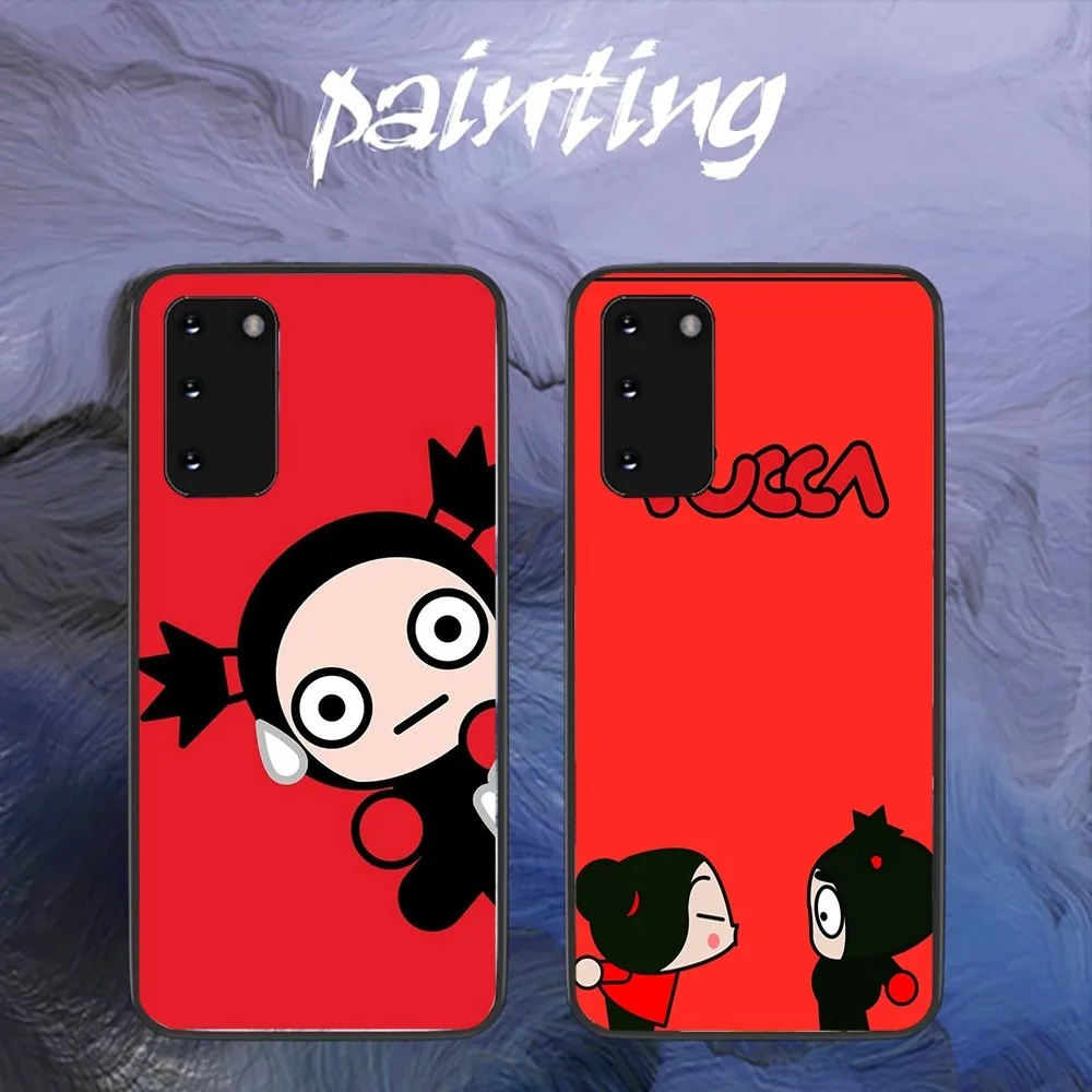 Чехол для телефона с рисунком P-Pucca G-Garu Samsung S 9 10 20 21 22 23 30 24 Plus Lite Ultra FE S10 Fundas
