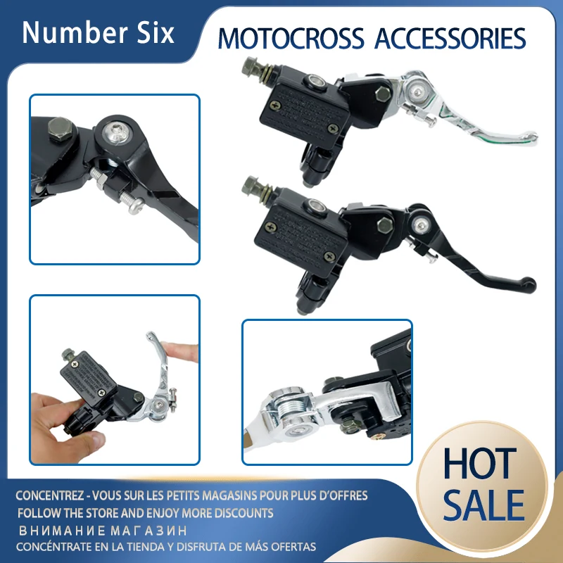 

Motorcycle Right Brake Pump Front Master Cylinder Hydraulic Brake Lever For Dirt Pit Bike ATV Quad Moped Scooter Buggy Go Kart
