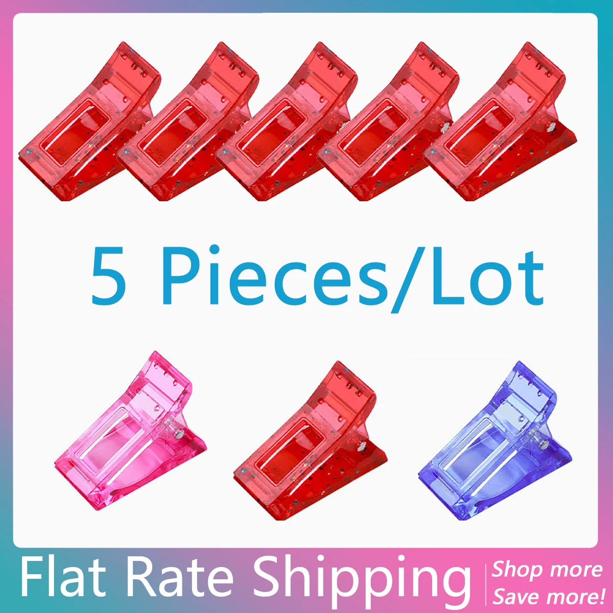 

Flat Rate Shipping 5 Pieces/Lot Nail Extension Poly Nail Gel Extension Clippers Manicure Tools Nail Accessories Manicure Set