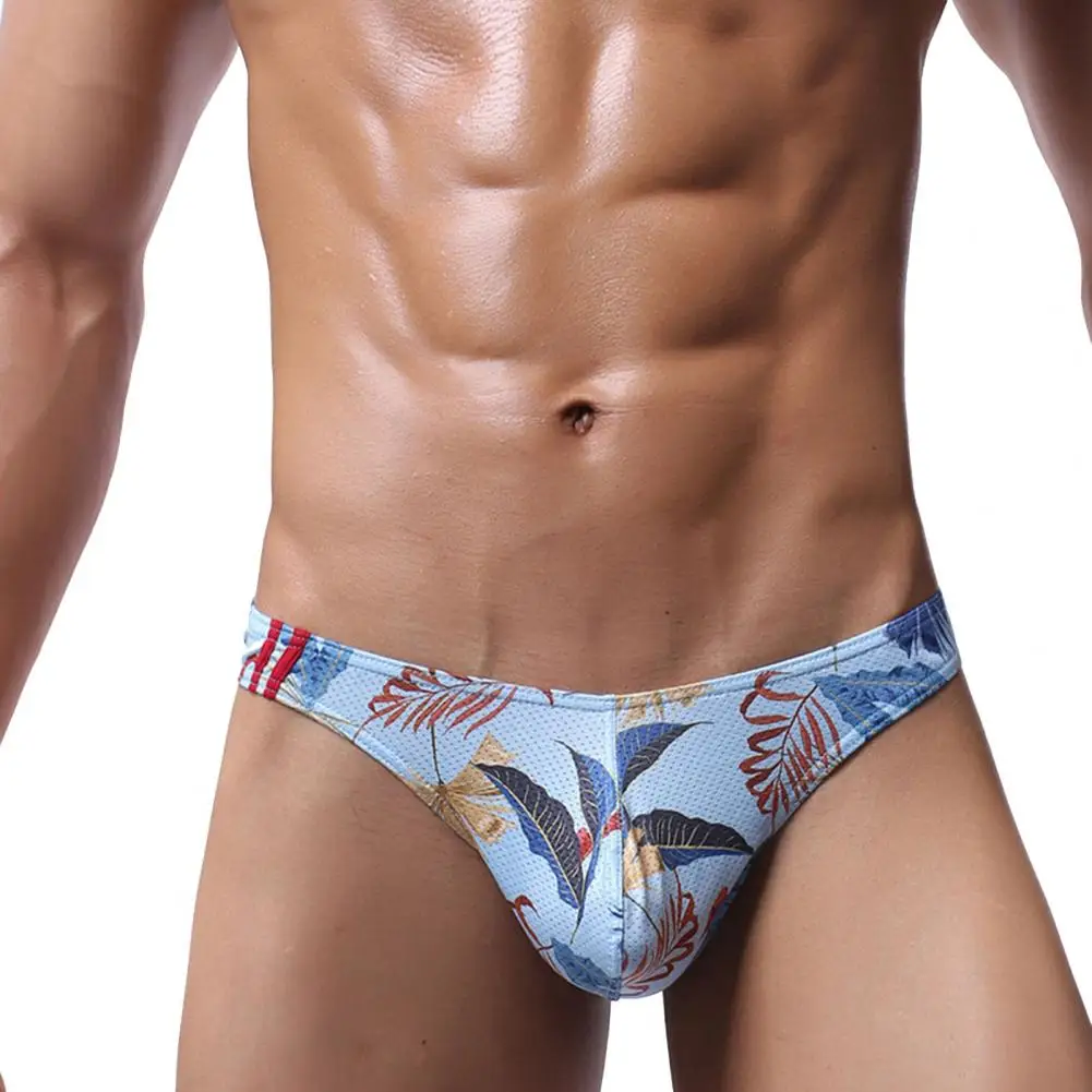 Трусы-брифы мужские с заниженной талией маленькие Т-образные винтажные