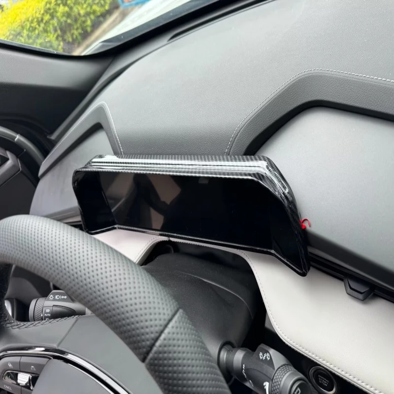 Фото Для Geely Cityray 2024 2025 ABS карбоновое волокно, переключатель подъема окна автомобиля, панель переключения передач, держатель чашки для воды, рамка, аксессуары для интерьера №3
