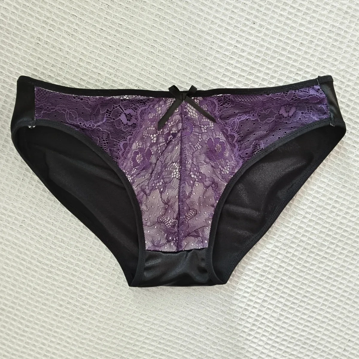 Мужские трусы-брифы из хлопка с кружевом Santin Purple в стиле Harajuku (art.: 3920da045c977) - 3920da045c977