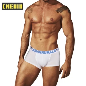 New Cotton Gay Sexy Men Underpants Boxers Shorts Soft Trunk Man Underwear Boxer Men's Panties Short AD7104