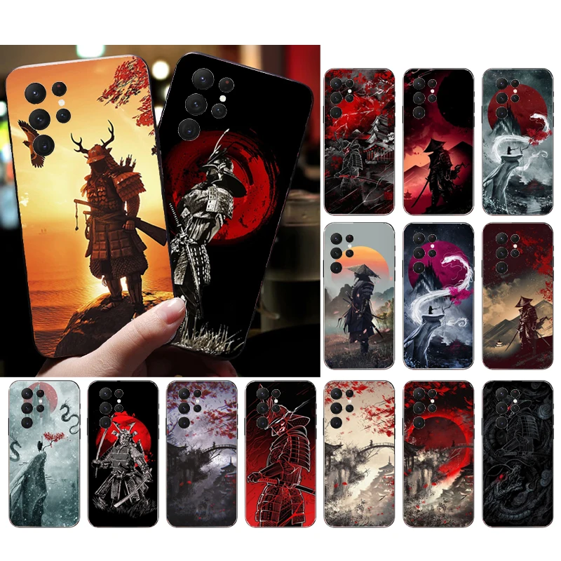 

Phone Case for Samsung Galaxy S23 S22 S21 S20 Ultra S20 S22 S21 Plus S10E S20FE Note 10Plus 20Ultra Japanese Samurai Case