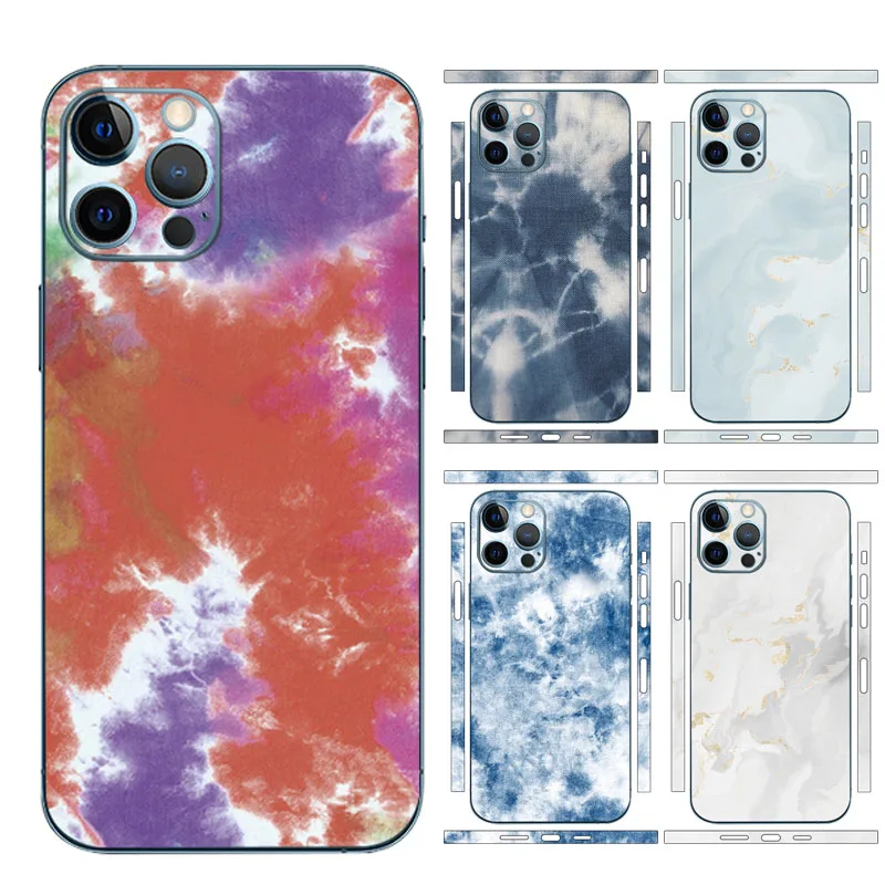 

Smog Decal Skin for iPhone 13 12 11 Pro XS Max X XR Back Screen Protector Film Cover Smoke Individual Wrap Durable Sticker