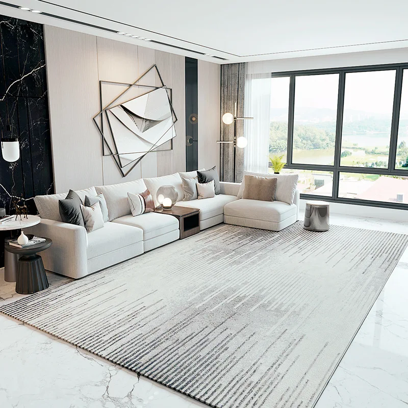 

Carpet Living Room Nordic Light Luxury High Quality Sofa Table Carpet Modern Simple Gray Bedroom and Household Floor Mat Large