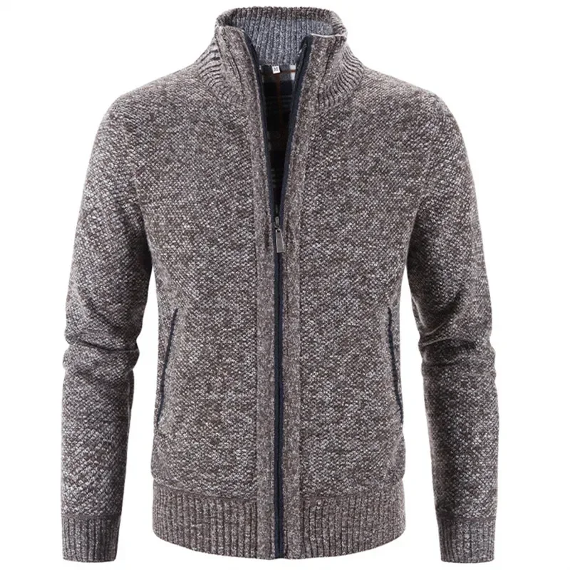 

Spring Autumn Knitted Sweater Men Fashion Slim Fit Cardigan Men Causal Sweaters Coats Solid Single Breasted Cardigan men