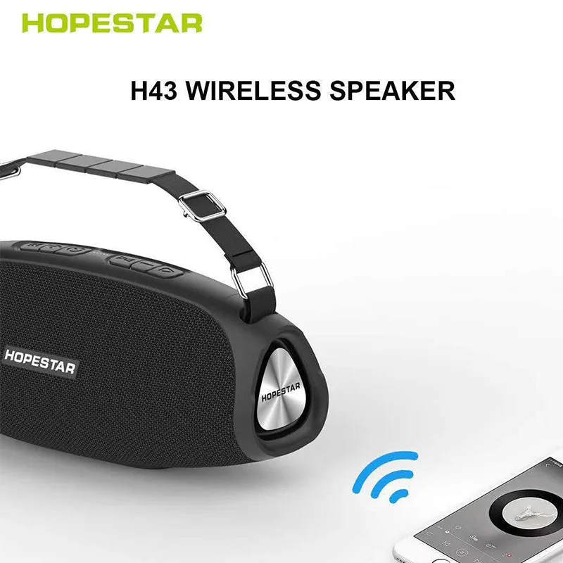 Портативная беспроводная Bluetooth Колонка HOPESTAR-H43 20 Вт уличная Водонепроницаемая IPX6