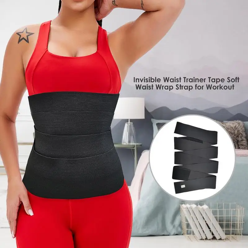 

Waist Trainer For Women Invisible Wrap Waist Trainer Tape Bandage Wrap Waist Trainer Belly Body Shaper Waist Trimmer Belt For