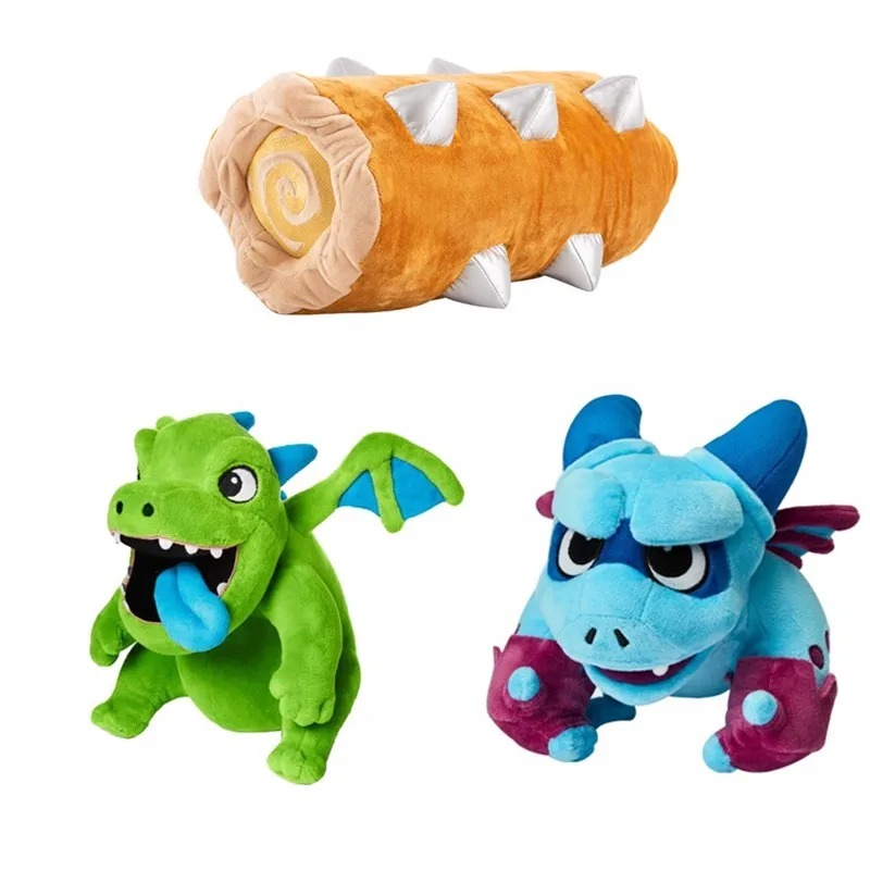 

Clashed Royale Plush Doll Toy Royale War Revenge Log Rolling Wood Doll Pillow Game Cartoon Baby Dragon Soft Stuffed Plushie Gift