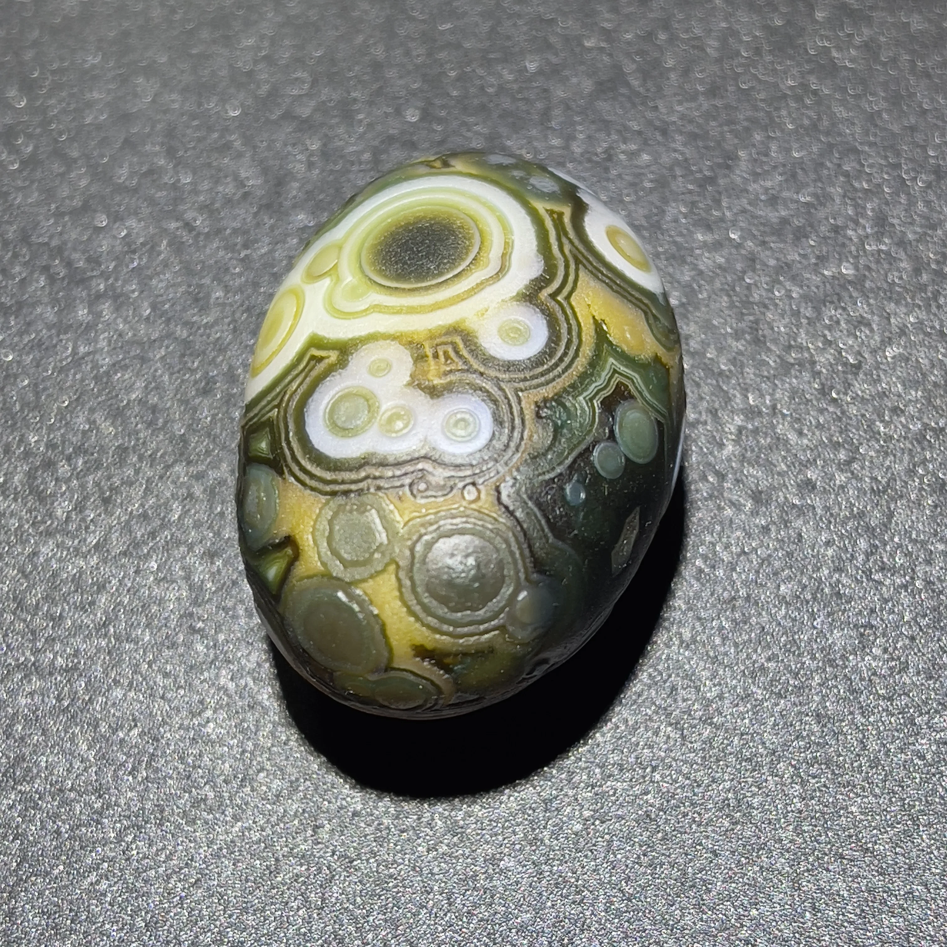 

Natural Wishing Agate Rough Stone Flower Eye Agate Rare And Precious Beads For Jewelry DIY Decoration Amulet N01-01