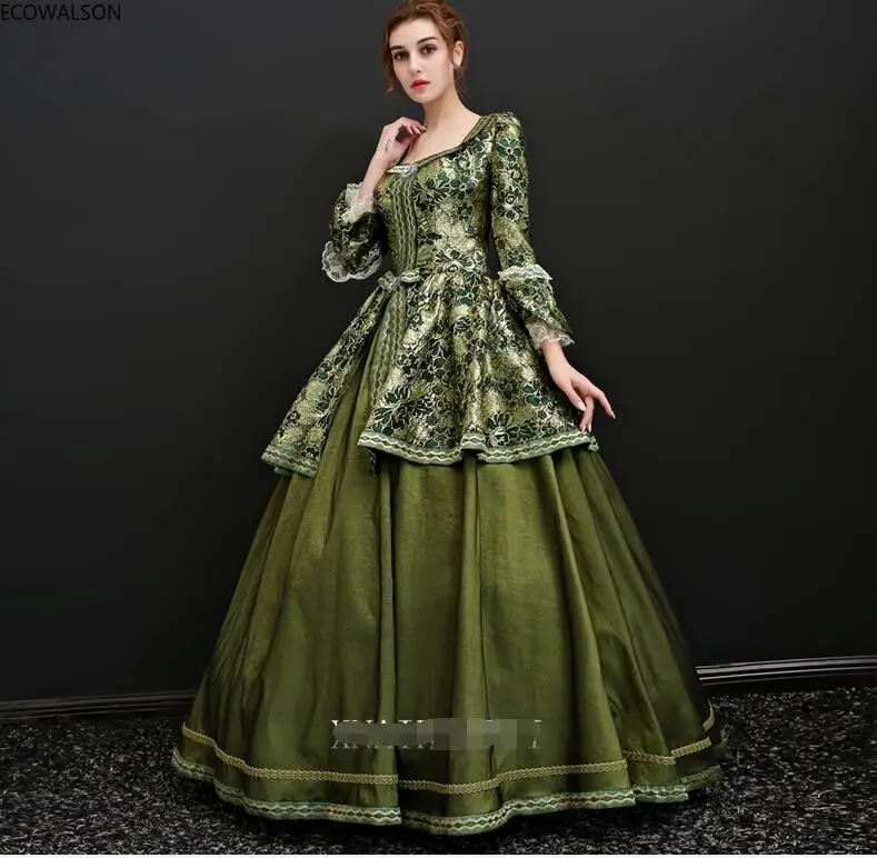 Women Medieval Dress Renaissance Vintage Gothic Dress Cosplay Dresses Retro Gown Gothic queen Costume For Fantasy Halloween images - 6