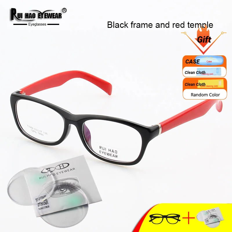

TR90 Women Frame Customize Prescription Eyeglasses Retro Glasses Frame Fill Resin Lenses Myopia Reading Progressive Spectacles