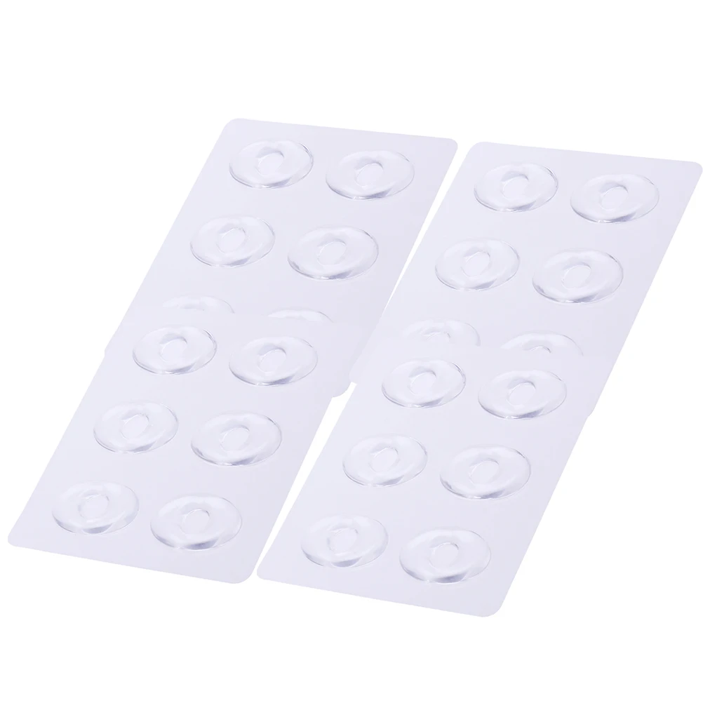 

24pcs/4 sheets Transparent Gel Corn Bunion Pads Silicone Corn Stickers Pain Relief Bunion Protector For Foot Care Tool 2.5x1.7cm