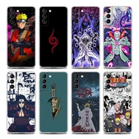 japanese anime naruto clear phone case for samsung s9 s10 4g s10e s20 s21 plus ultra fe 5g m51 m31 s m21 soft silicone