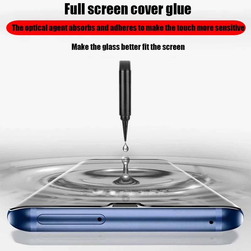 Защитное стекло закаленное для Samsung Galaxy S21 Ultra S20 Plus S10 S9 S8 Note 20 10 9 21 4G |