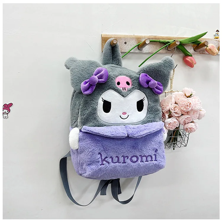 Модный повседневный рюкзак Sanrio Kuromi для студентов, вместительная сумка через плечо My Melody, школьная сумка Cinnamoroll, подарок для девочек (art.: 3920d90cfce2d) - 3920d90cfce2d