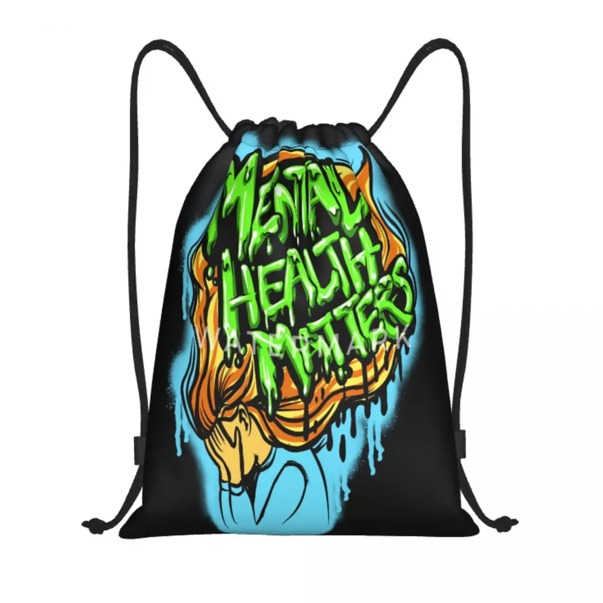 

Сумки на шнурке для психических заболеваний (2), рюкзак для отдыха, портативный, для путешествий, унисекс, разные стили