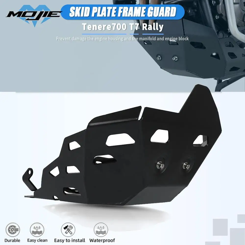 

For Yamaha T7 Tenere700 T 7 TENERE 700 Rally 2019 - 2021 Motorcycle Skid Plate Bash Frame Guard Extension Protector Centerstand