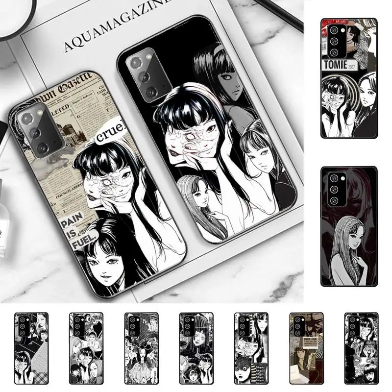 

Anime Tomie Revenge Junji Ito Horror Cartoon Phone Case for Samsung Note 5 7 8 9 10 20 pro plus lite ultra A21 12 02