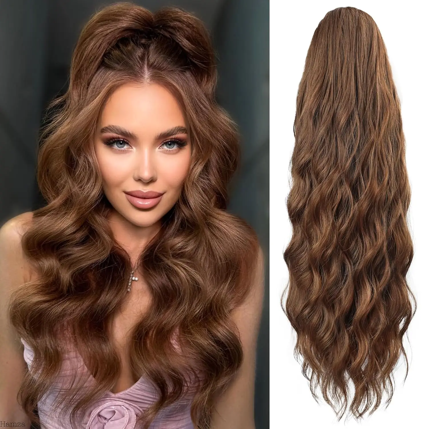 Наращивание хвоста №4 Body Wave Liya 100% натуральные волосы