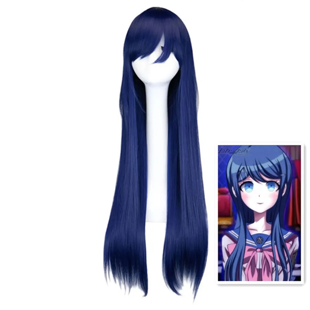 Парик для косплея sayaka Maizono Play длинные прямые искусственные волосы вечеринки