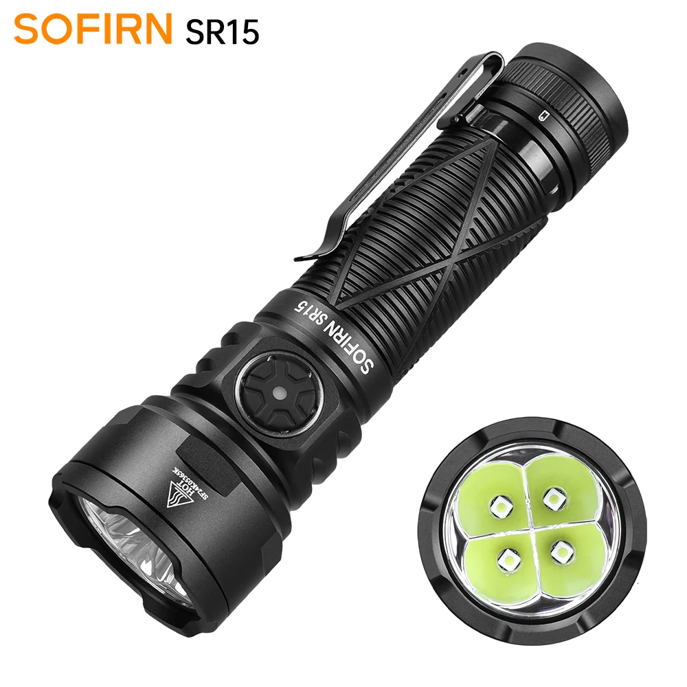 

Sofirn SR15 фонарик 4500 люмен
