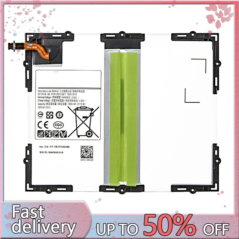 Аккумулятор 7800 мАч EB-BT585ABE для Samsung Galaxy Tab A 10 1 2016 SM-T580 SM T580 T585 T580N T585N Литий-ионный