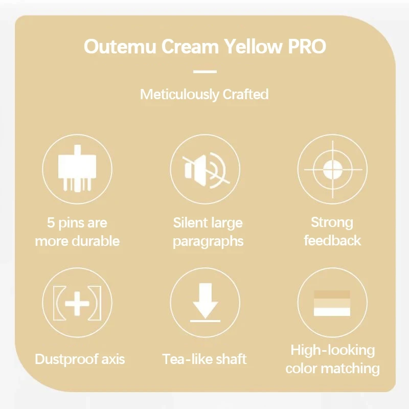 Outemu переключатели Lubed механический переключатель клавиатуры 5Pin тихий тактильный