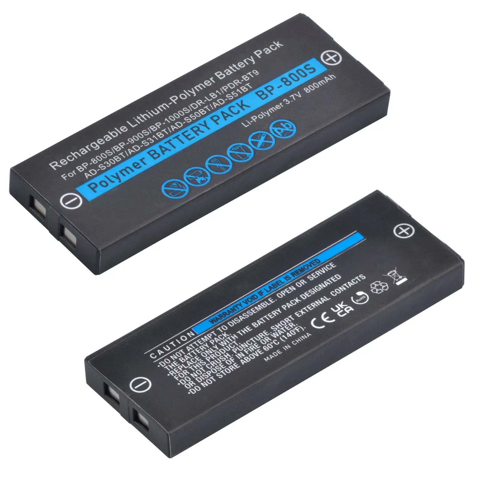 

BP-800S BP-900S BP-1000 Battery Compatible with Kyocera Yashica Finecam S3 S3R S3X S4 S5 S5R, Konica DR-LB1,Toshiba PDR-BT9