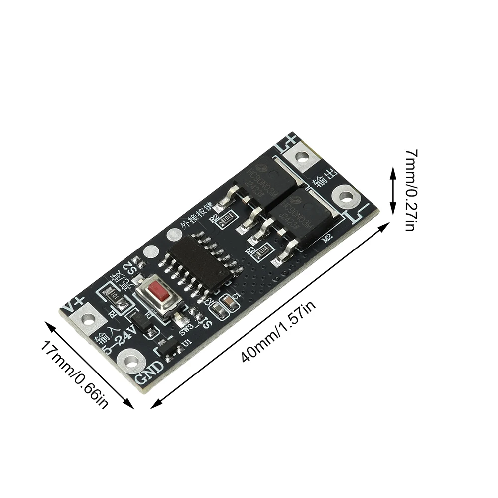 

Модуль светодиодного диммера 100 Вт с функцией памяти плавного пуска и остановки, широкое напряжение 5–24 В для светодиодных лент