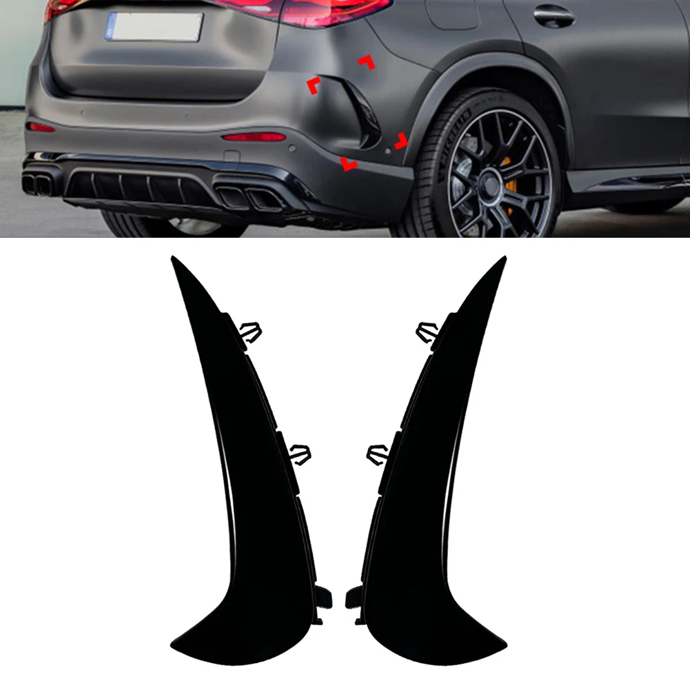 

2 шт. задний бампер автомобиля, боковой спойлер, разделитель для губ, накладка для Mercedes Benz GLC Class X254AMG Line 2023-2024