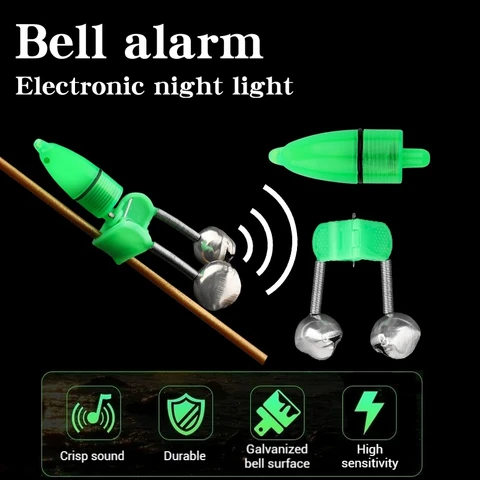 Сигнализаторы поклевки Fishing Bite Alarms  зелёный ABS