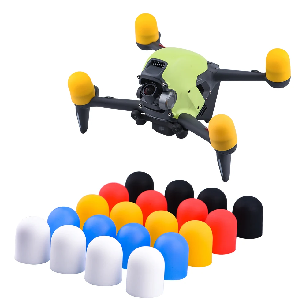 

4pcs Motor Cover Cap for DJI FPV Combo Drone Engine Protective Dust-proof Cap Protector Colorful Soft Hat Accessories