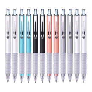 Black Ink Ballpoint Pen 1Mm, Medium Point Gel Pen Work Pen With Super Soft Grip Ball Point Pen Office Pens (12 Pack)