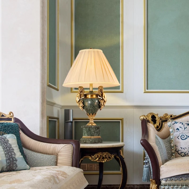 Латунные настольные лампы с бирюзовым журавлем медная настольная лампа