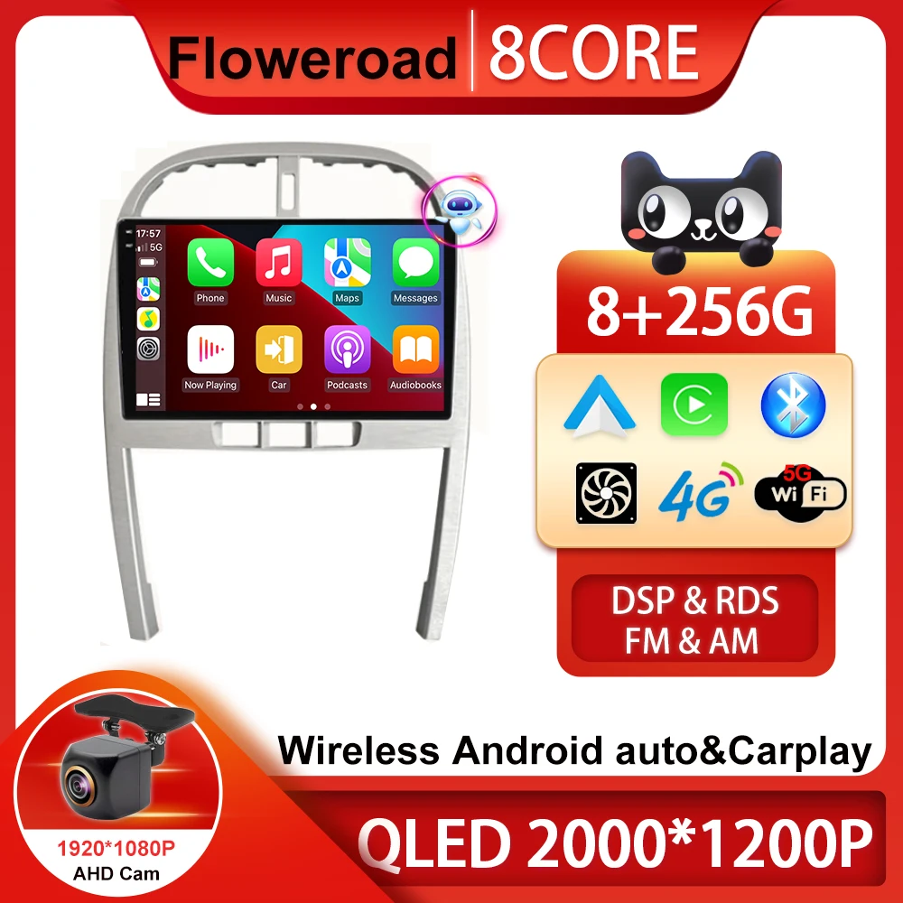 Android 13 для Chery Tiggo 3 2014 2015 автомобильное радио мультимедийный видеоплеер навигация