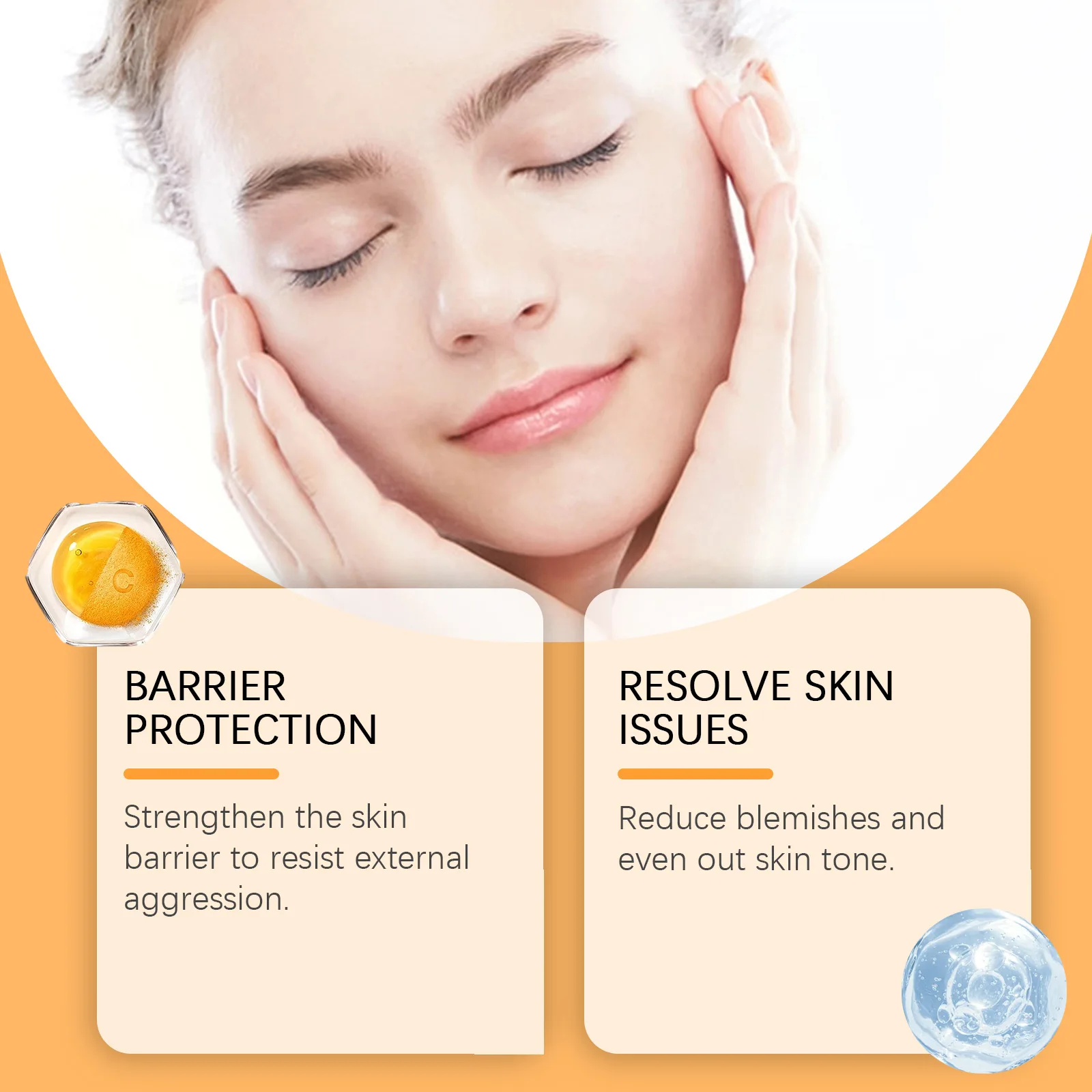 C10 Эссенция для ухода за лицом Увлажняет увлажняет осветляет укрепляет и нежная