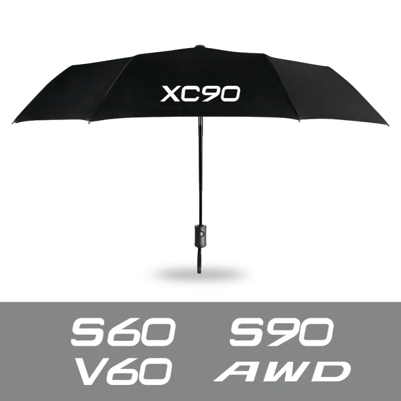 

Fully Automatic Compact Folding Custom Umbrella Car Accessories For Volvo XC90 XC60 T6 S60 XC40 V40 V60 V50 S40 AWD V90 S90
