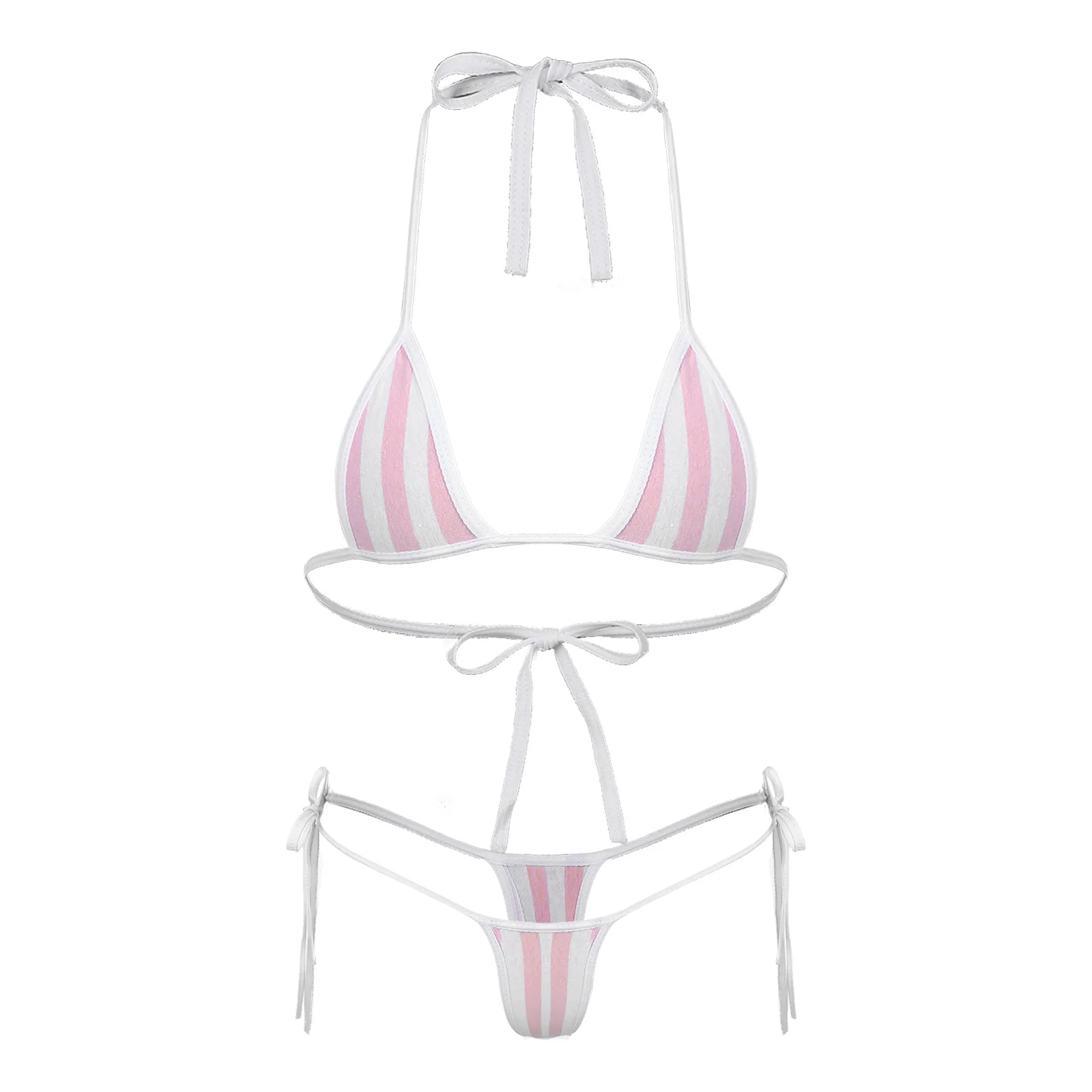 

Женский цельный купальник, стринги, сексуальное микро-бикини, бюстгальтер, нижнее белье, боди, нижнее белье, полосатый купальник для отпуска, пляжный бассейн, женское нижнее белье