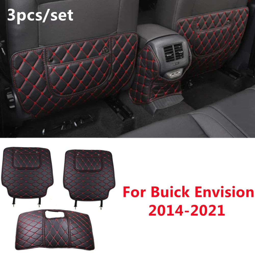 

SJ из искусственной кожи, автомобильное заднее сиденье, накладка на заднее сиденье, подлокотник, анти-грязный защитный коврик для Buick Envision 2014-15-16-2021