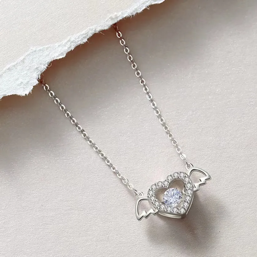 искать на aliexpress чокер бижутерия ожерелье jenshin Модное ожерелье с ангелом, женское ожерелье в форме сердца, перьев, крыльев, роскошное ожерель... (art.: 3920bf462b690) - 3920bf462b690