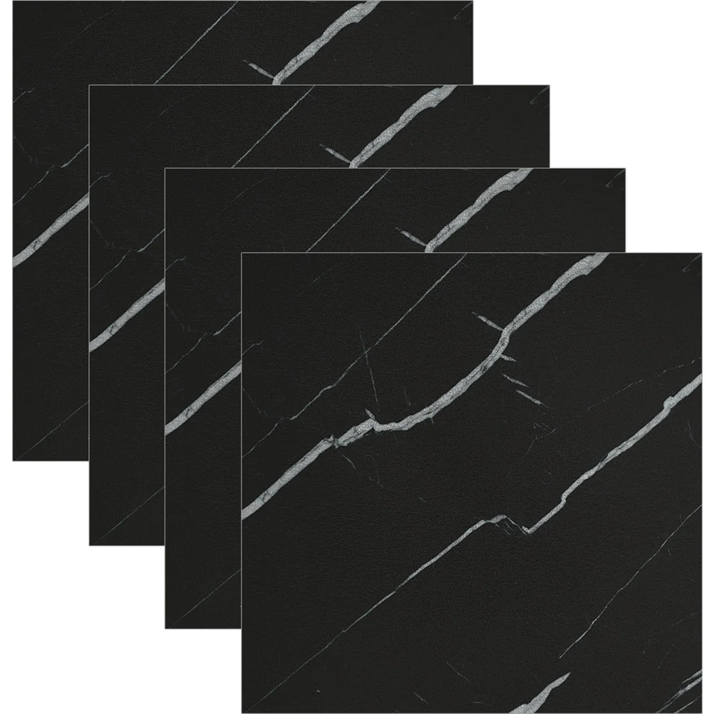 

4pcs Kitchen Tile Sticker Bathroom Peel and Stick Tiles Decorative Marble Sticker