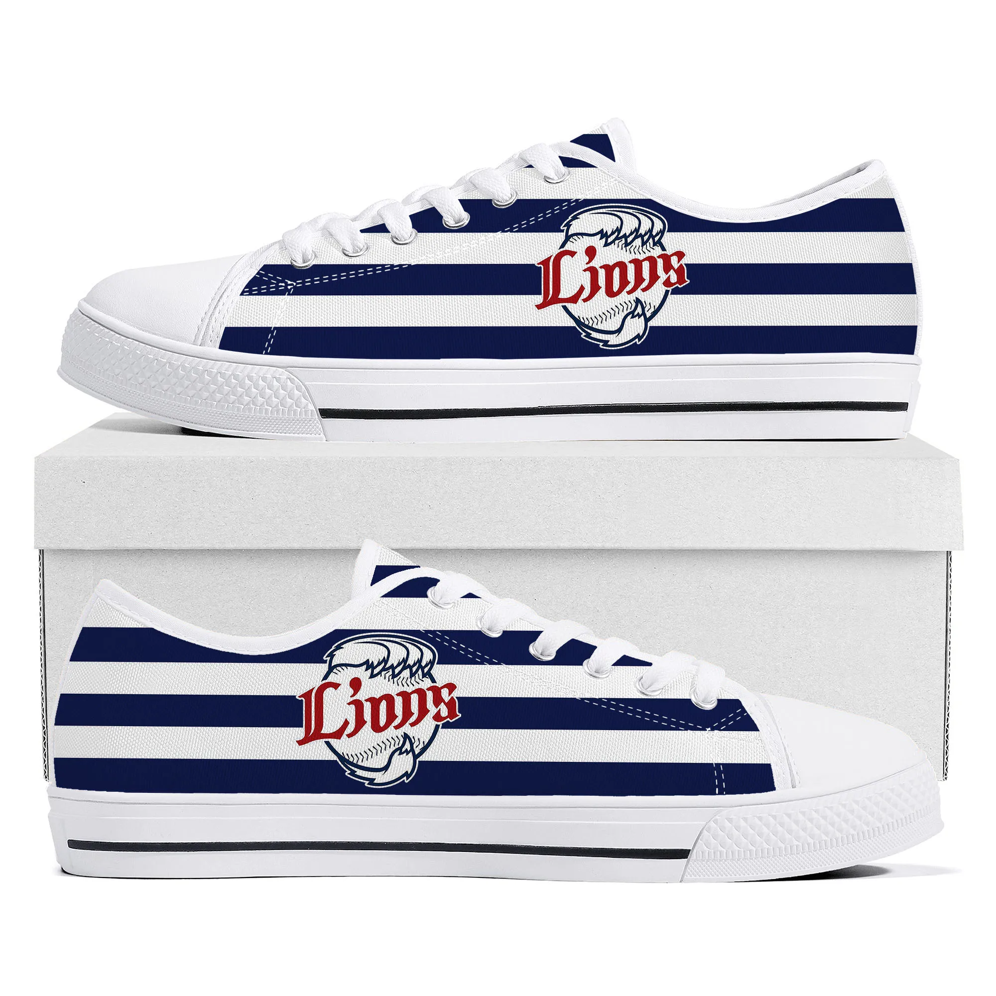 

ライオンズ Saitama Lions baseball Low Top Sneakers Mens Womens Teenager Canvas High Quality Sneaker Casual Custom Made Shoes DIY Shoe