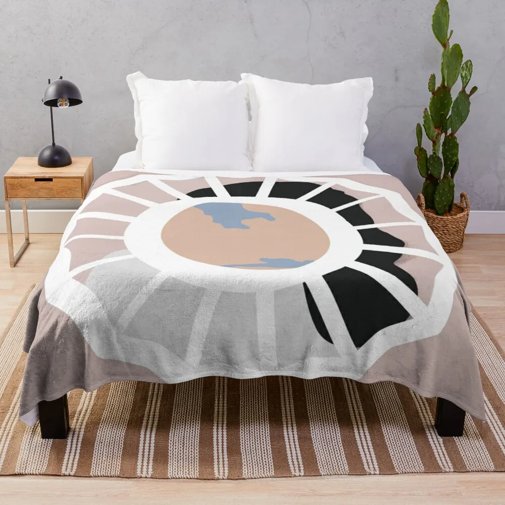 

mac miller divine feminine minimal album cover Throw Blanket flannel fabric shaggy blanket Camping blanket